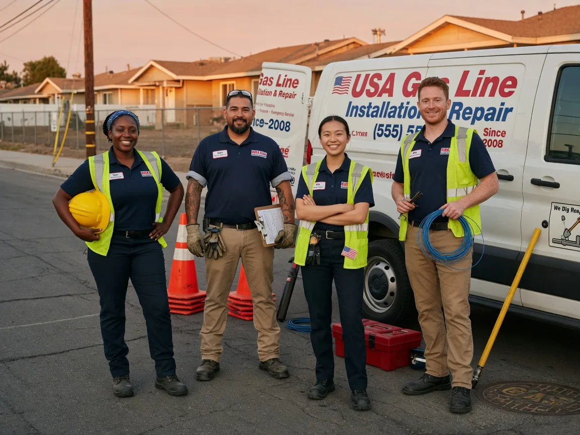 Gas Line Installation company in Woolrich, PA